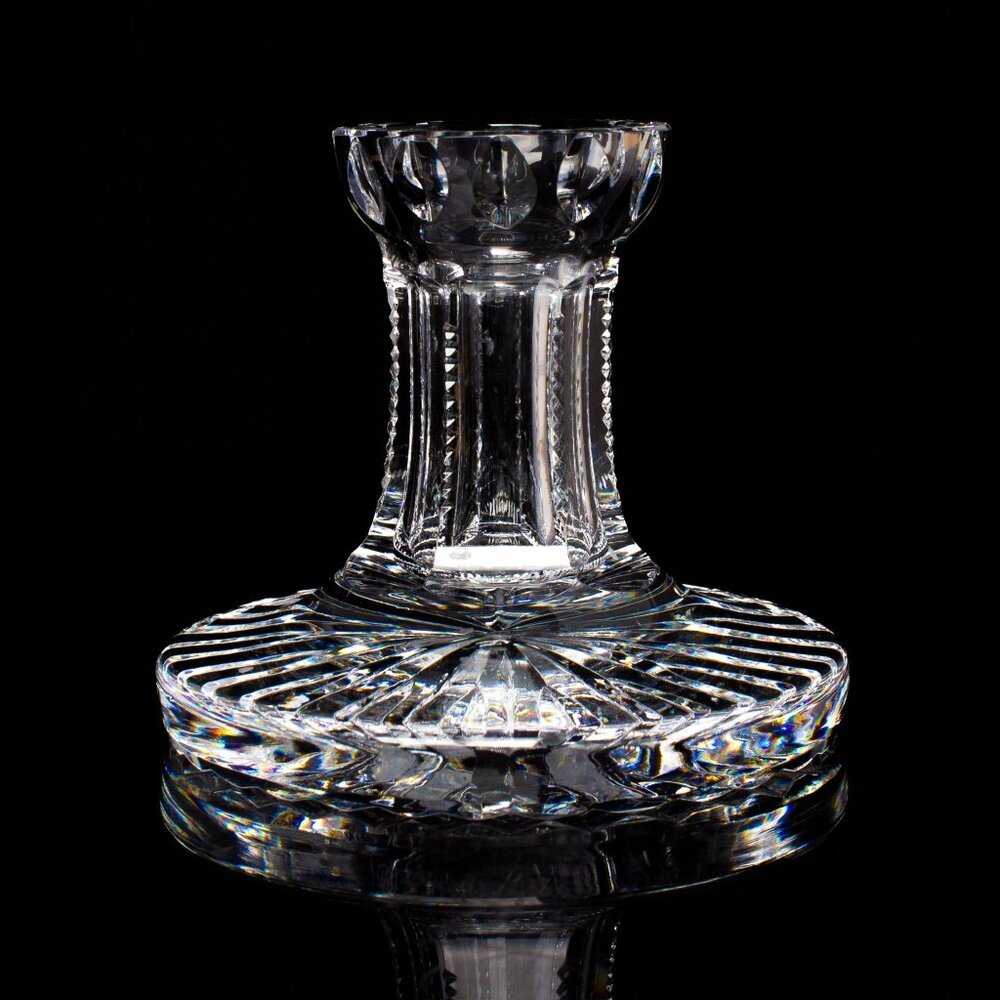 Waterford Crystal Cut Glass Candle Holder